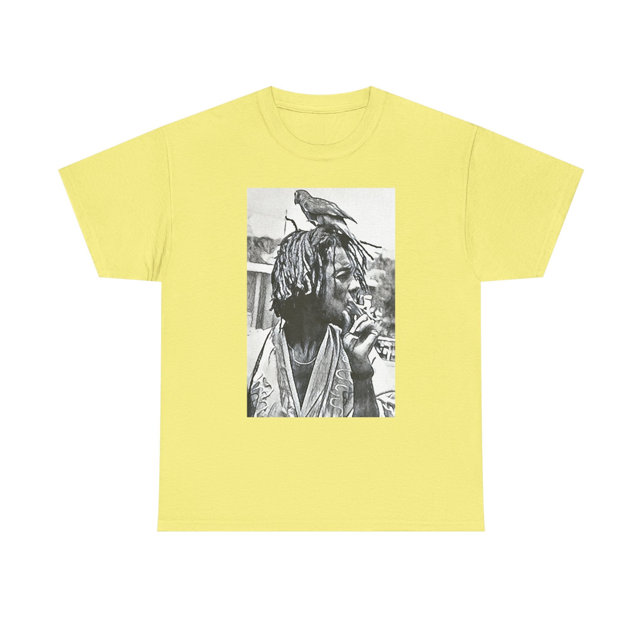 Peter Tosh Graphic Print Short Sleeve Crew Unisex Heavy Cotton Reggae Tee Shirt