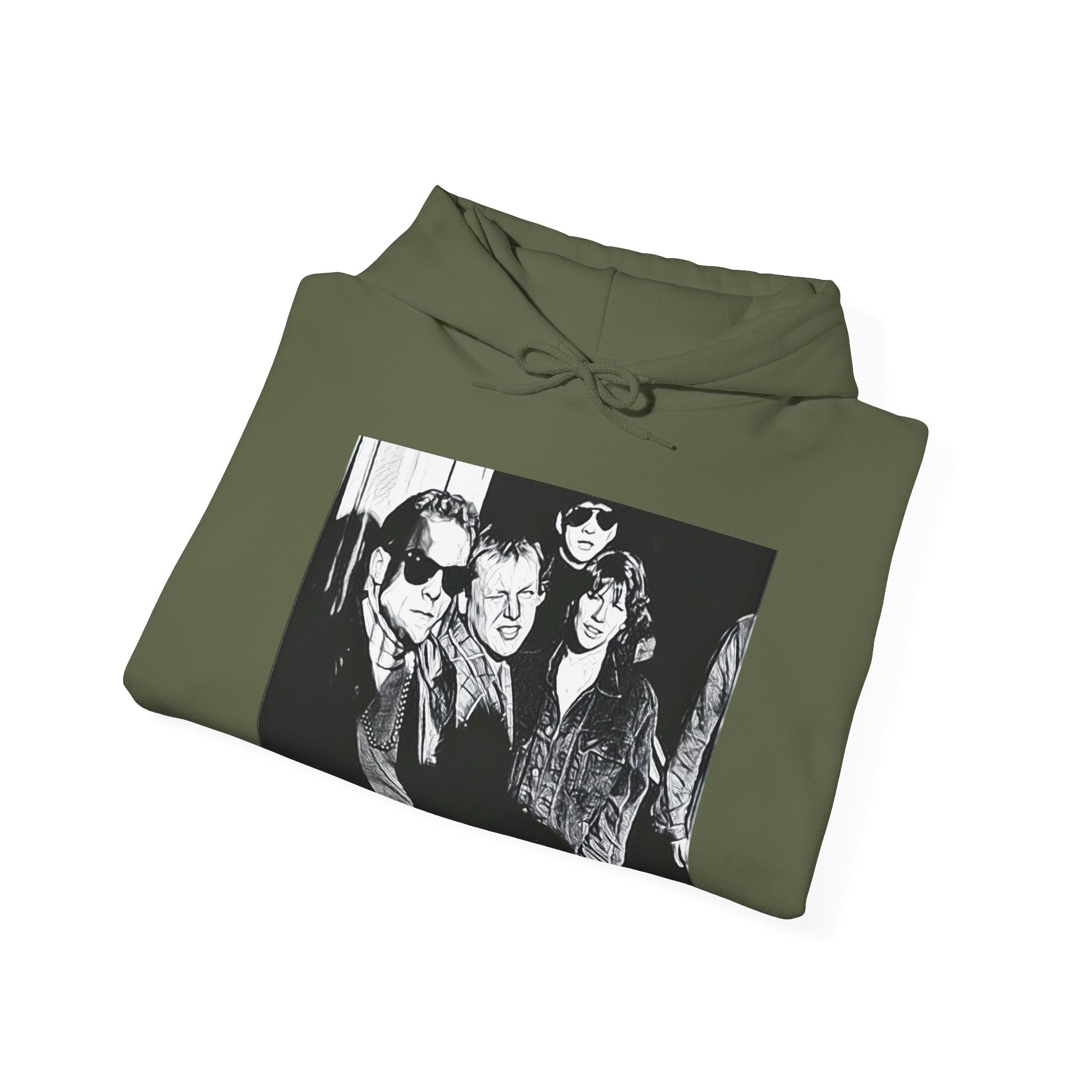 The Pixies Graphic Print Long Sleeve Unisex Heavy Blend™ Hooded Art Sweatshirt