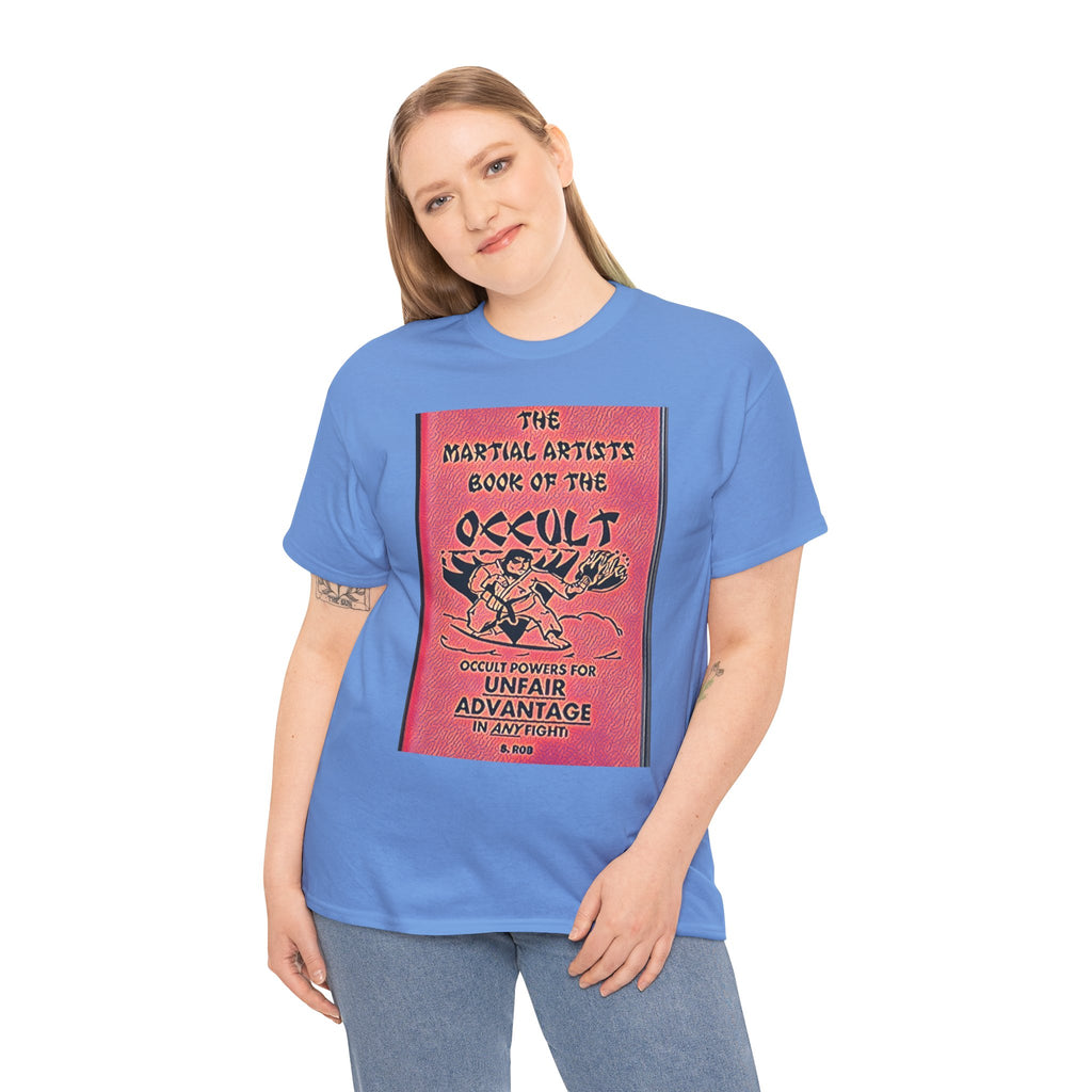 The Martial Artists Book Of The Occult Graphic Print SS Unisex Heavy Cotton Tee