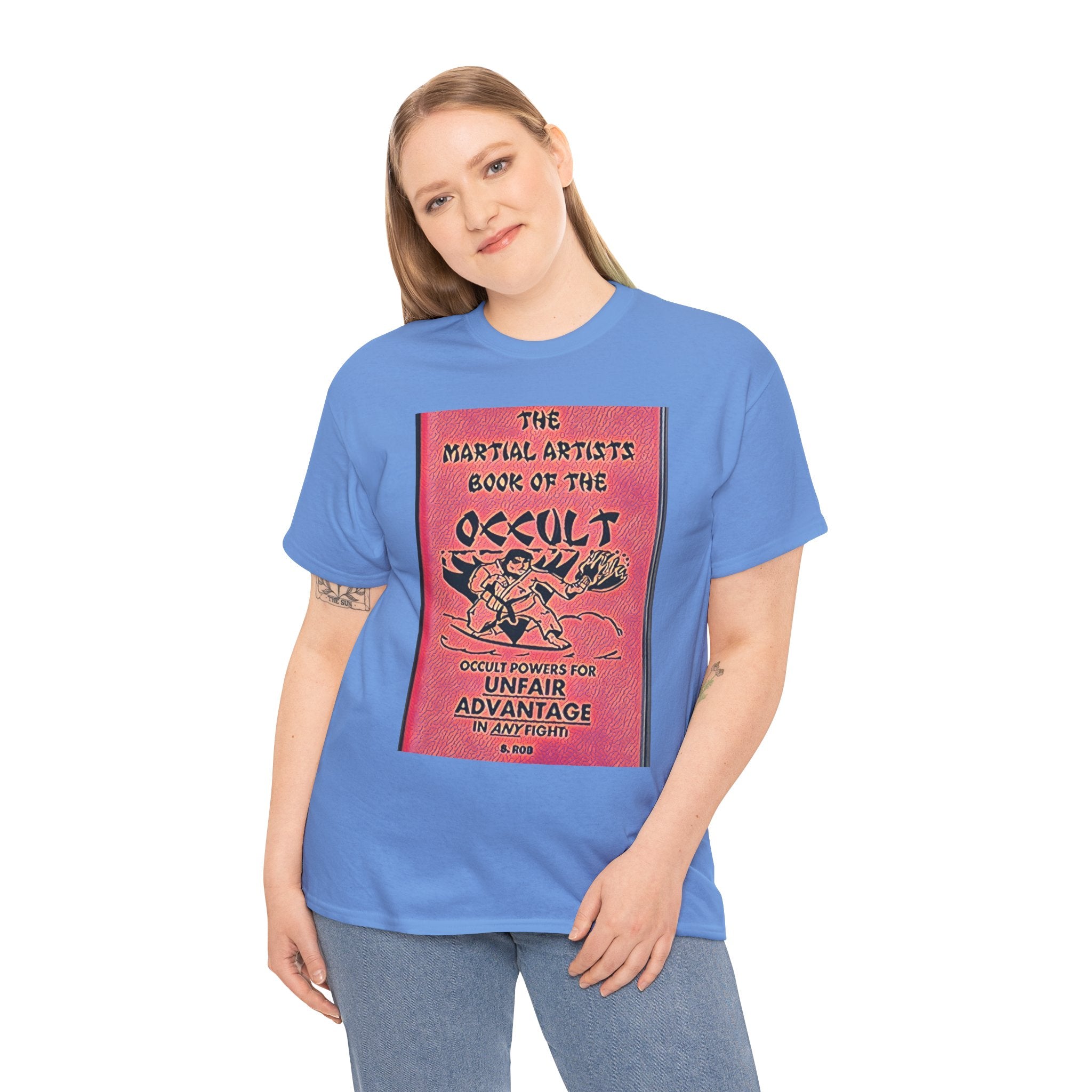 The Martial Artists Book Of The Occult Graphic Print SS Unisex Heavy Cotton Tee