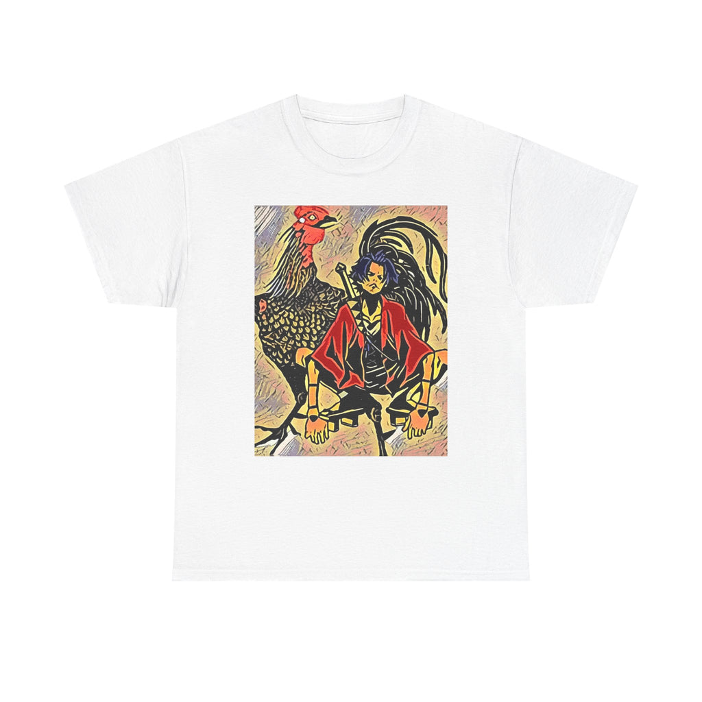 Samurai Champloo Graphic Print Short Sleeve Unisex Heavy Cotton Anime Tee Shirt