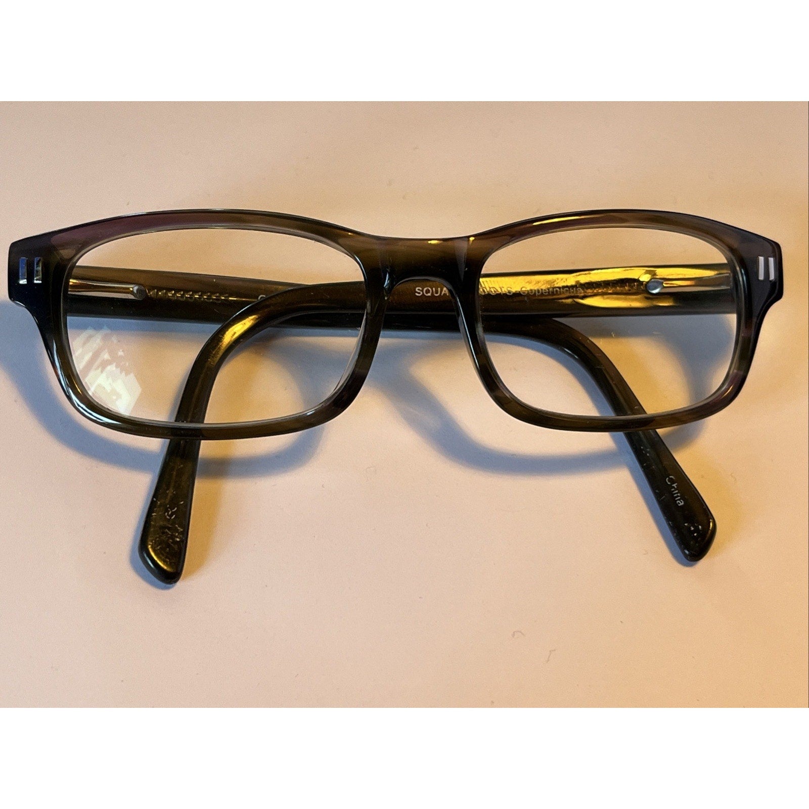Square Roots Copernicus Greystone 50-18-140 Gray Full Rim Eyeglasses Frame BK65