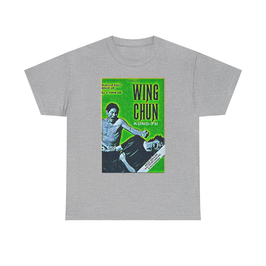 Wing Chun Kung-Fu Graphic Print Short Sleeve Crew Unisex Heavy Cotton Tee Shirt