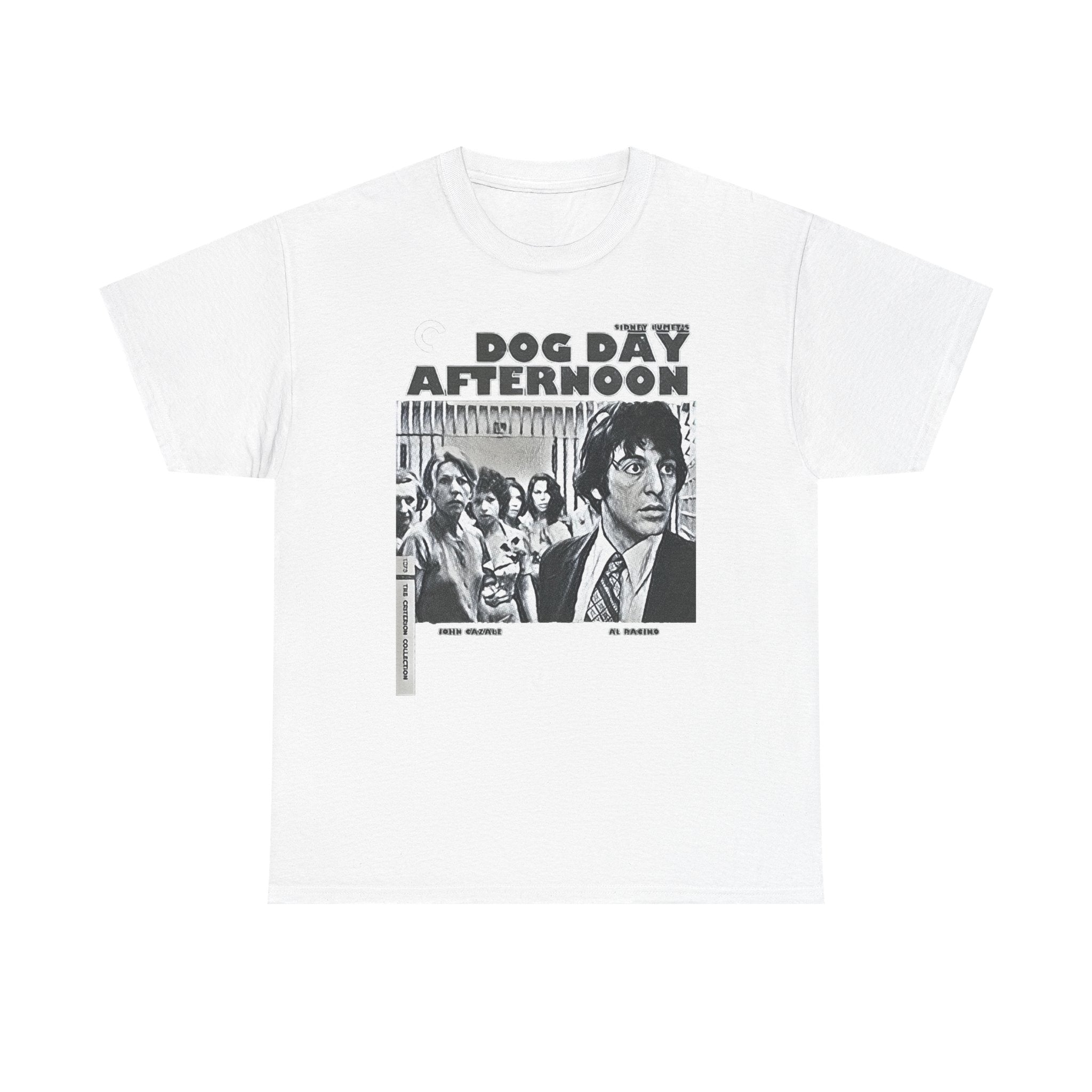 Dog Day Afternoon Graphic Print Al Pacino Black & White Unisex Heavy Cotton Tee