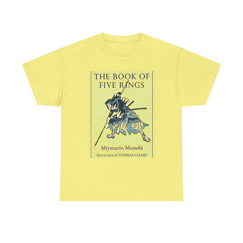 The Book Of Five Rings Graphic Print Short Sleeve Unisex Heavy Cotton Tee Shirt