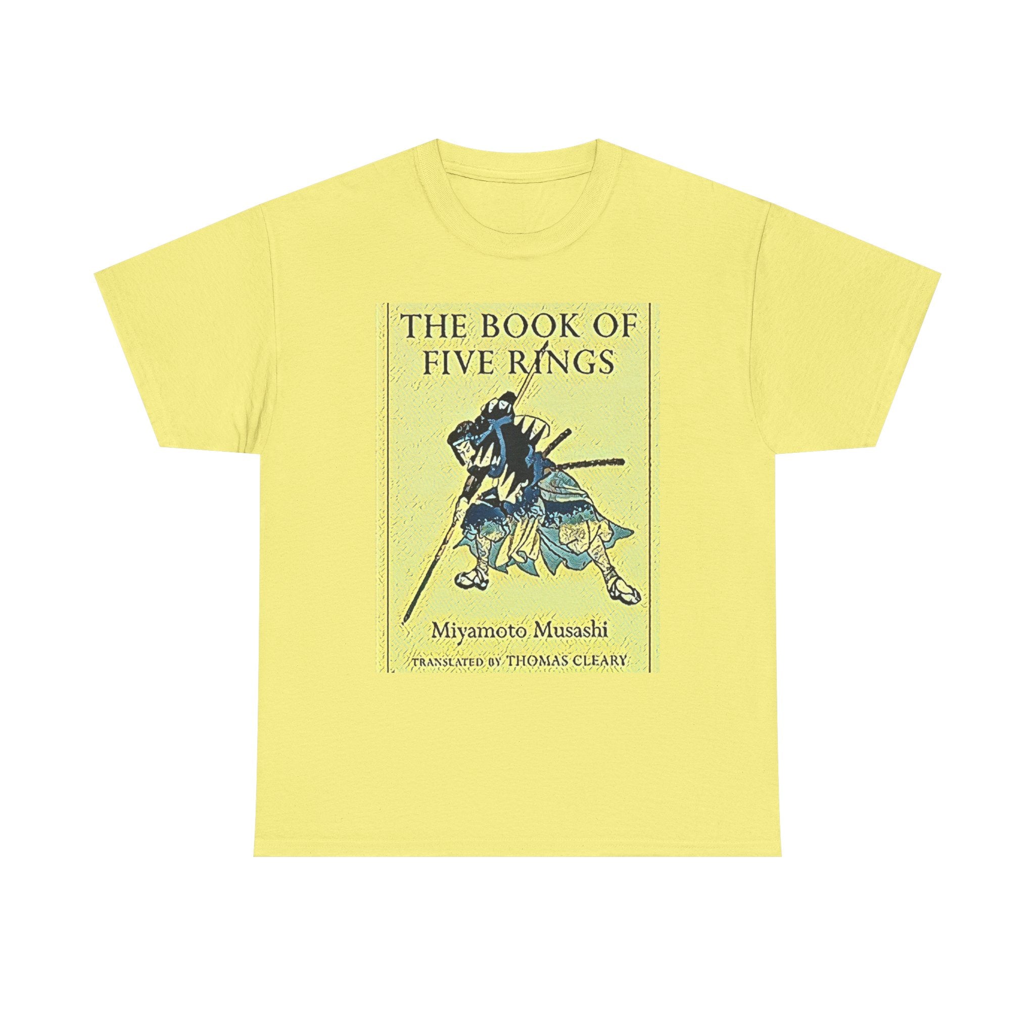The Book Of Five Rings Graphic Print Short Sleeve Unisex Heavy Cotton Tee Shirt