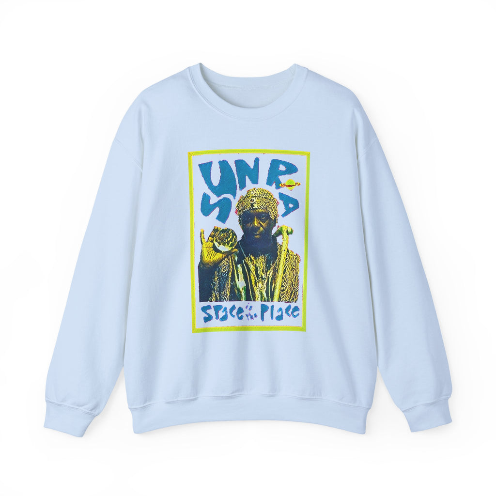 Sun Ra Space Is The Place Graphic Print Unisex Heavy Blend™ Crewneck Sweatshirt