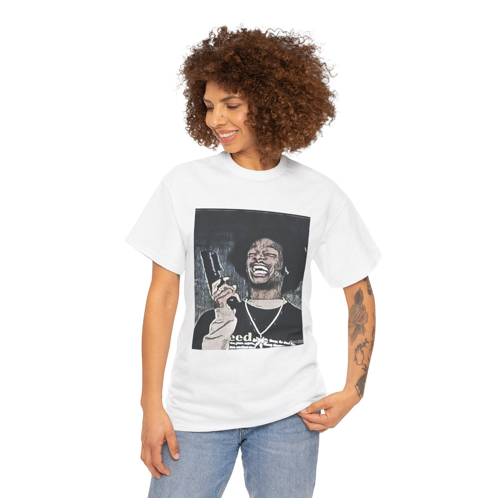 Shorty Scary Movie Graphic Print Short Sleeve Crew Unisex Heavy Cotton Tee Shirt