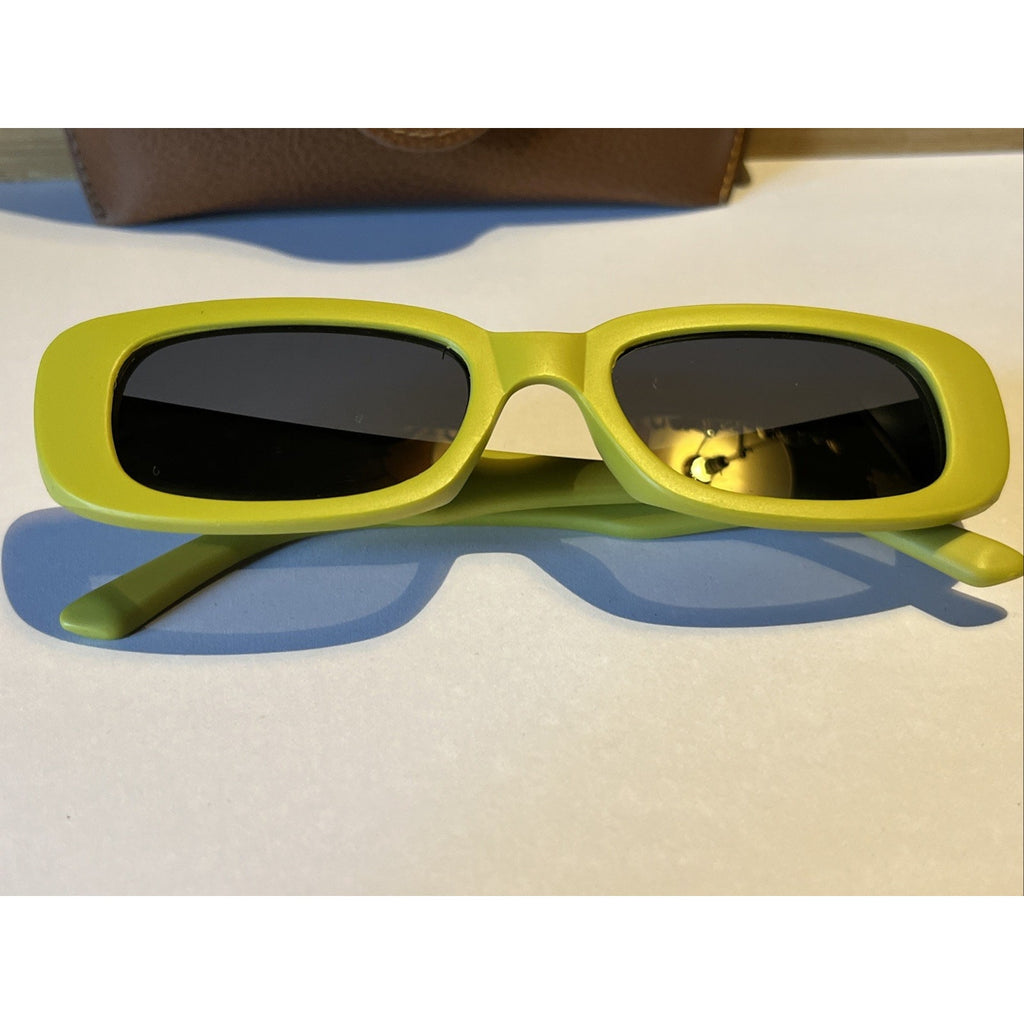 Arvo Sunglasses Hanna Muted Khaki Green Frames Unisex Shades Made In USA