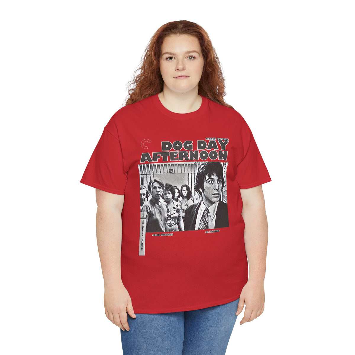 Dog Day Afternoon Graphic Print Al Pacino Black & White Unisex Heavy Cotton Tee