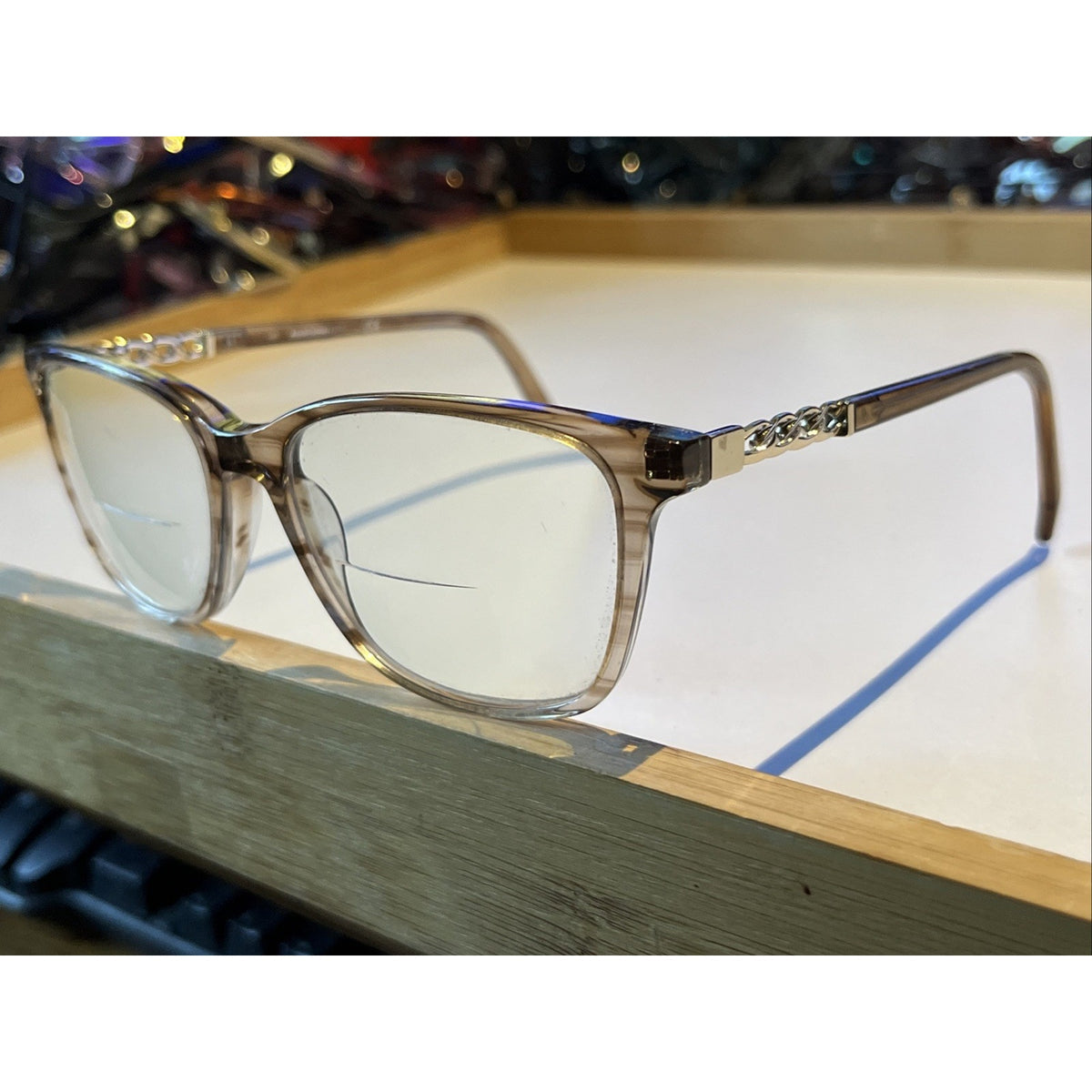 Marchon NYC Eyewear Eyeglasses M-5008 210, 53-16-140 Gray Frames Only