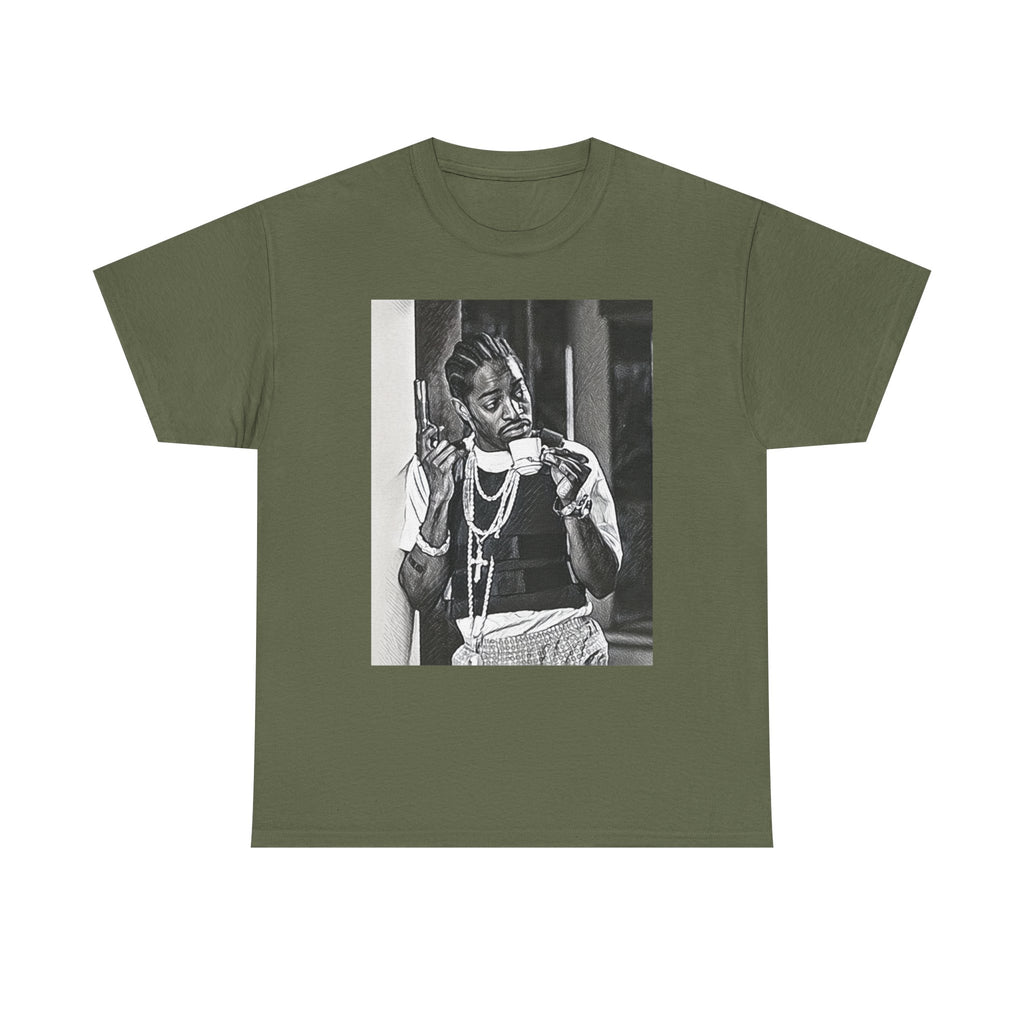 Andre 3000 Graphic Print Short Sleeve Crew Neck Unisex Heavy Cotton Tee Shirt