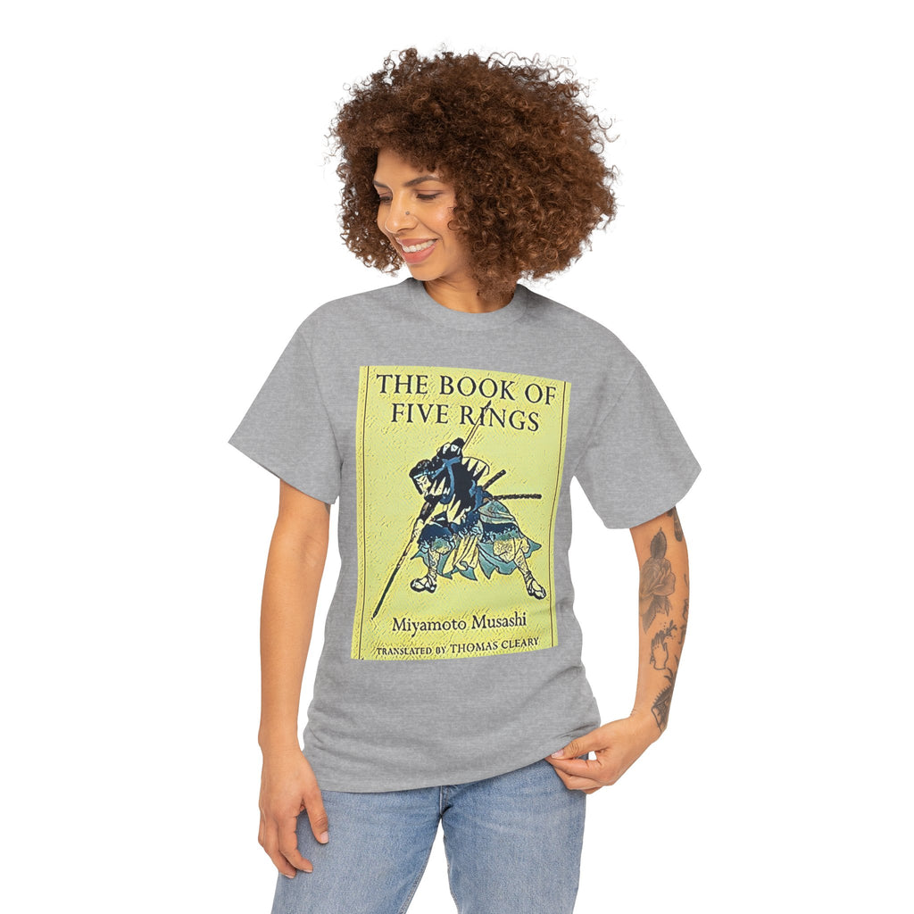 The Book Of Five Rings Graphic Print Short Sleeve Unisex Heavy Cotton Tee Shirt