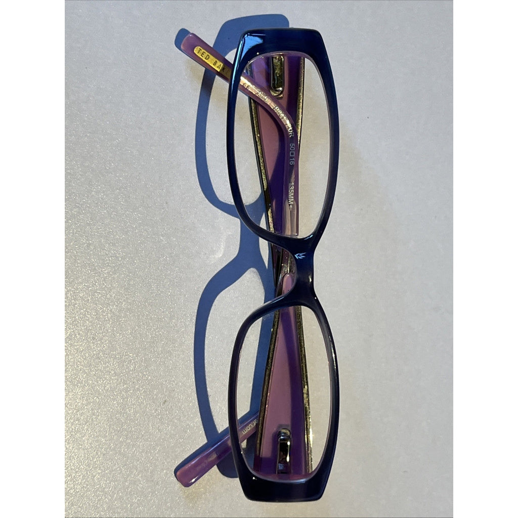 Ted Baker B 841 PUR purple Designer Auth Eyeglasses 50-16-135 Frames Only