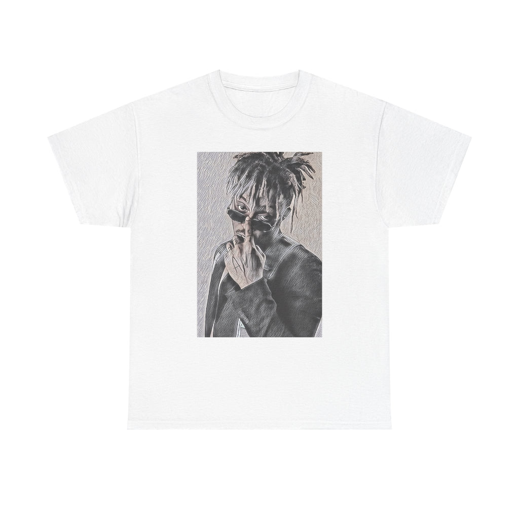 Juice WRLD Graphic Print Short Sleeve Crew Neck Unisex Heavy Cotton Tee Shirt