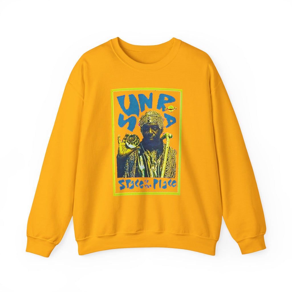 Sun Ra Space Is The Place Graphic Print Unisex Heavy Blend™ Crewneck Sweatshirt