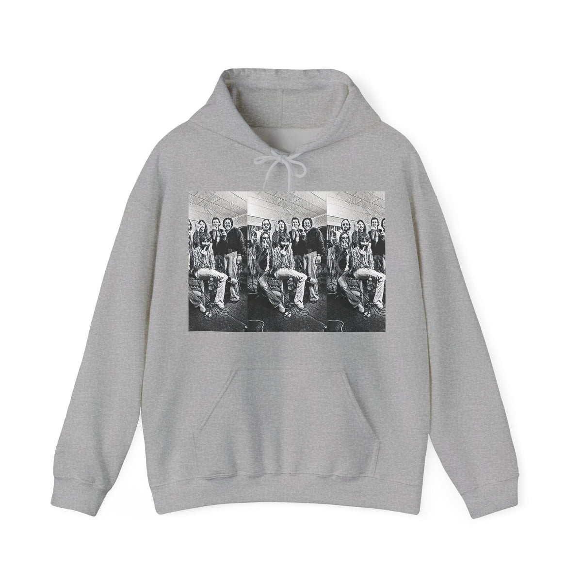 Doobie Brothers Graphic Print Long Sleeve Unisex Heavy Blend™ Hooded Sweatshirt