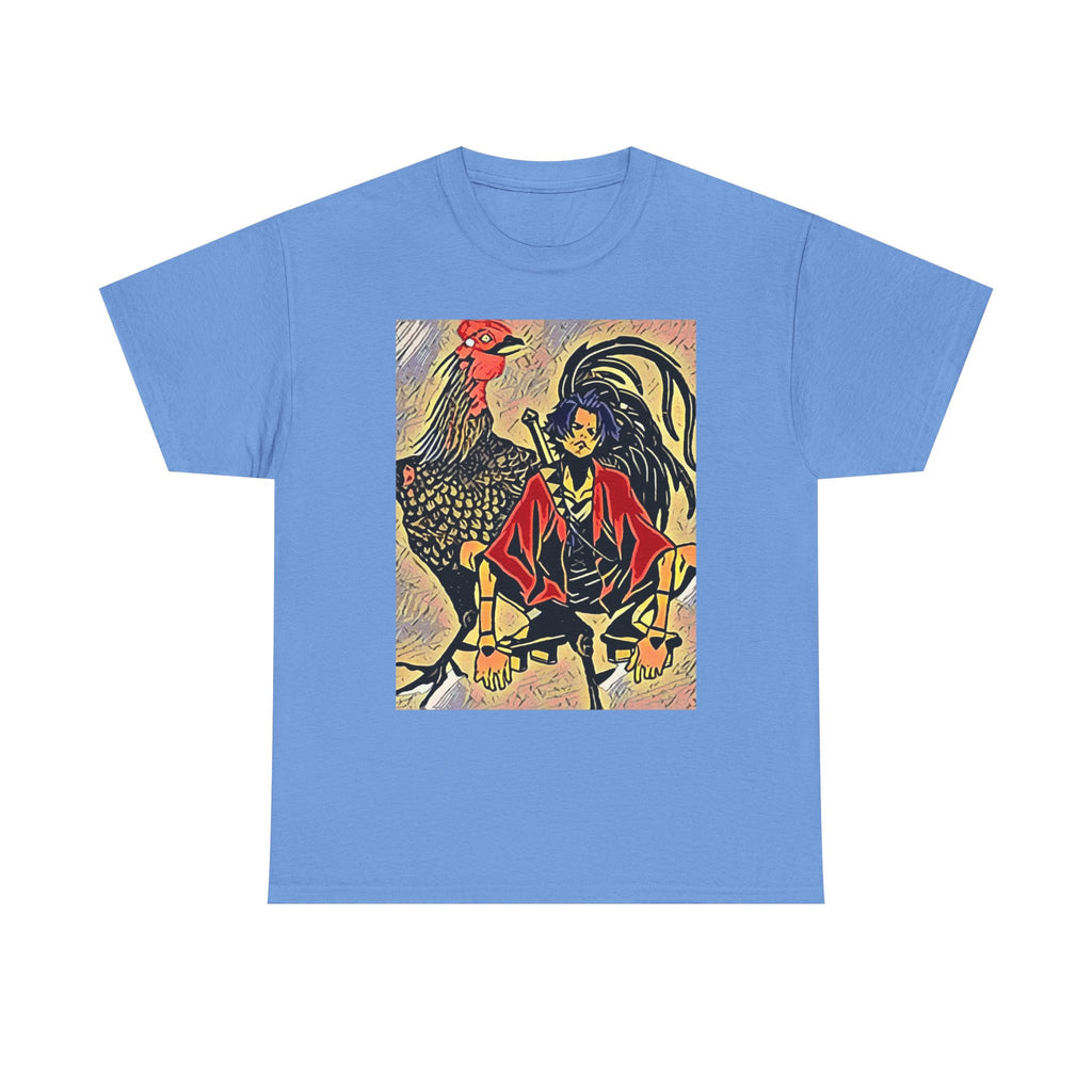Samurai Champloo Graphic Print Short Sleeve Unisex Heavy Cotton Anime Tee Shirt