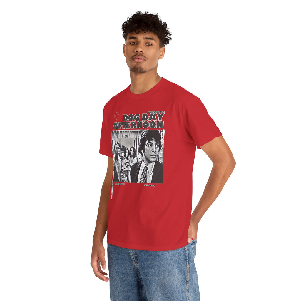Dog Day Afternoon Graphic Print Al Pacino Black & White Unisex Heavy Cotton Tee