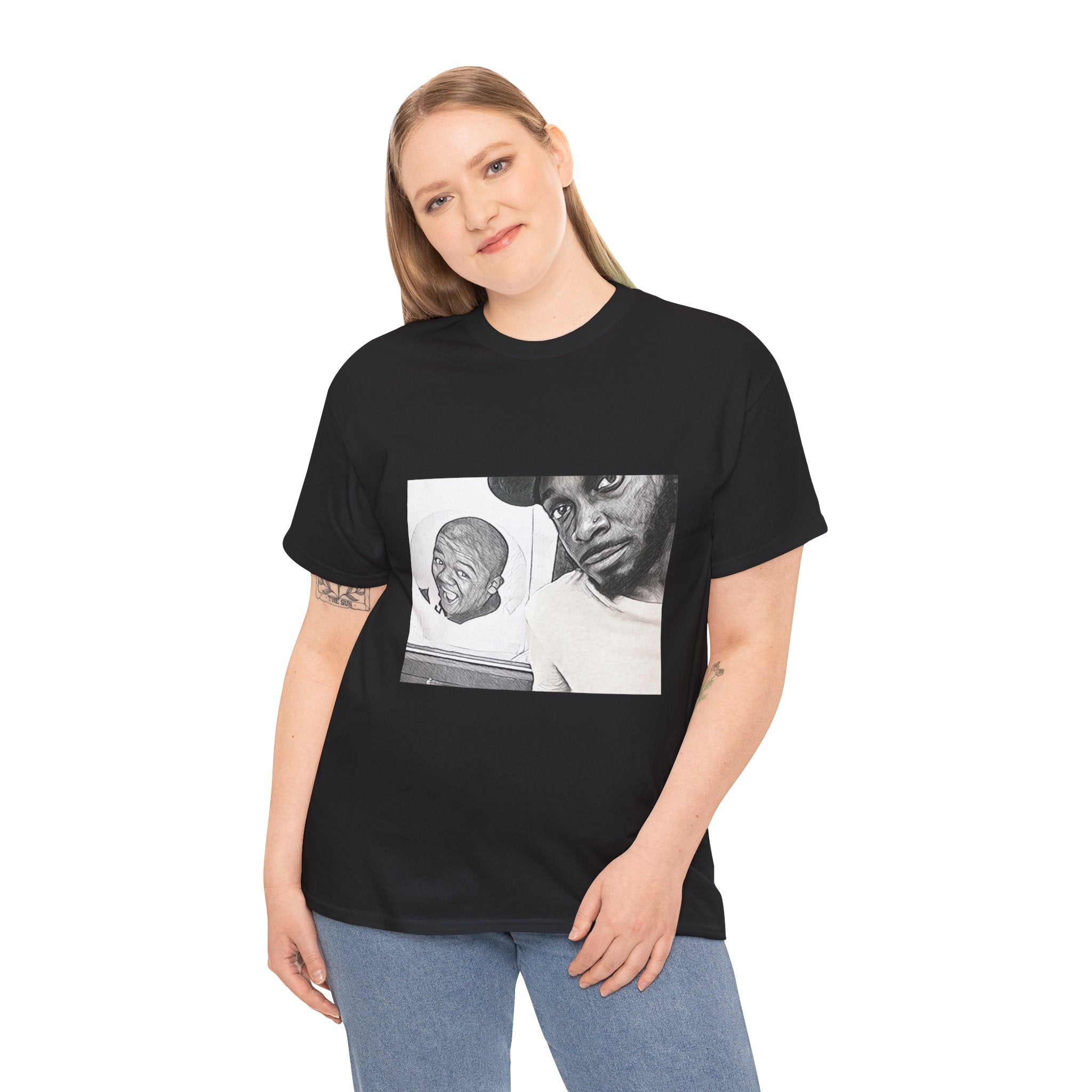JPEGMafia Corey In The House Graphic Print Short Sleeve Unisex Heavy Cotton Tee