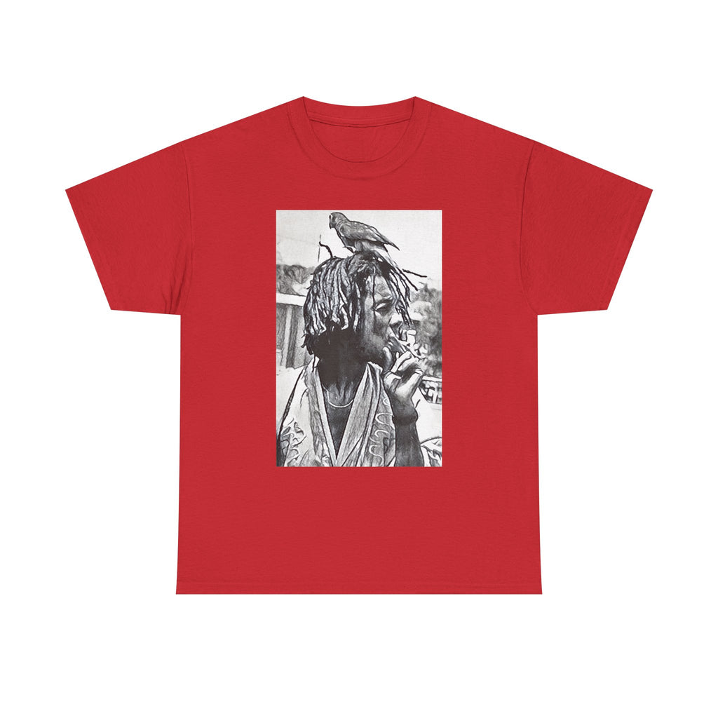 Peter Tosh Graphic Print Short Sleeve Crew Unisex Heavy Cotton Reggae Tee Shirt