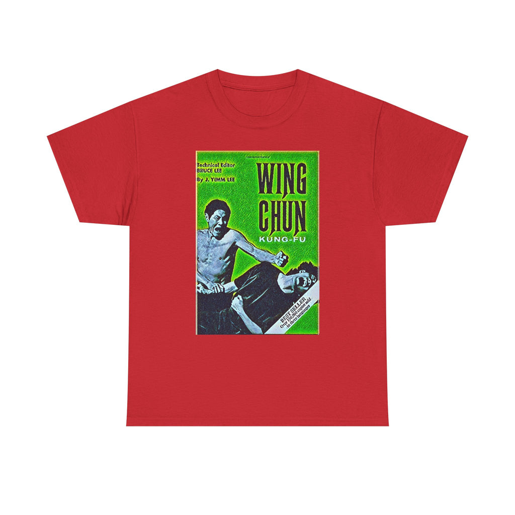 Wing Chun Kung-Fu Graphic Print Short Sleeve Crew Unisex Heavy Cotton Tee Shirt
