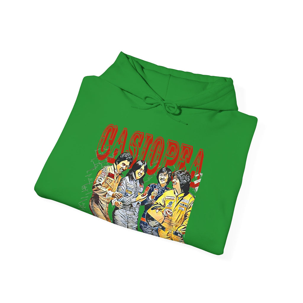 Casiopea Band Art Graphic Print Long Sleeve Unisex Heavy Blend Hooded Sweatshirt