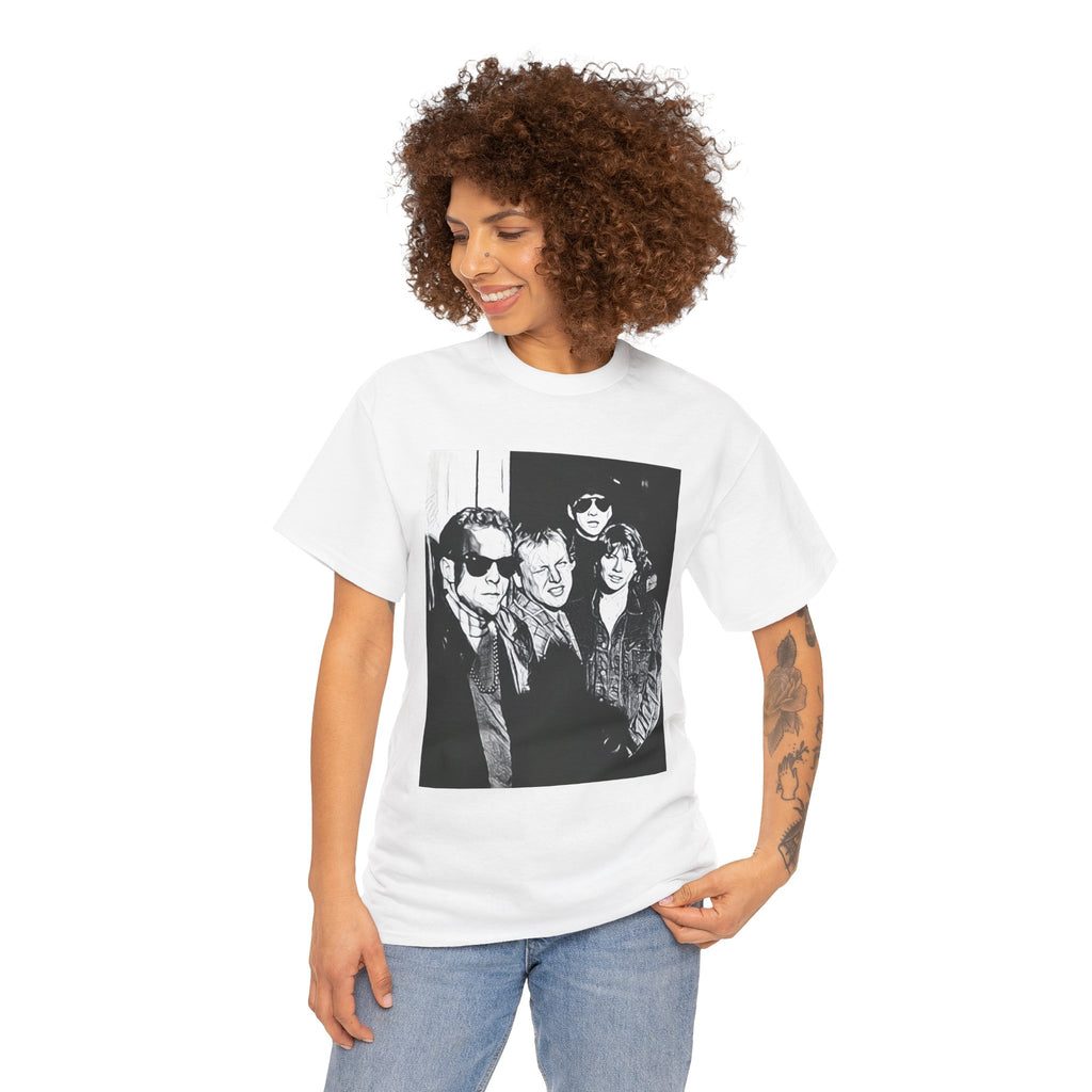 The Pixies Graphic Print Short Sleeve Crew Neck Unisex Heavy Cotton Tee Shirt