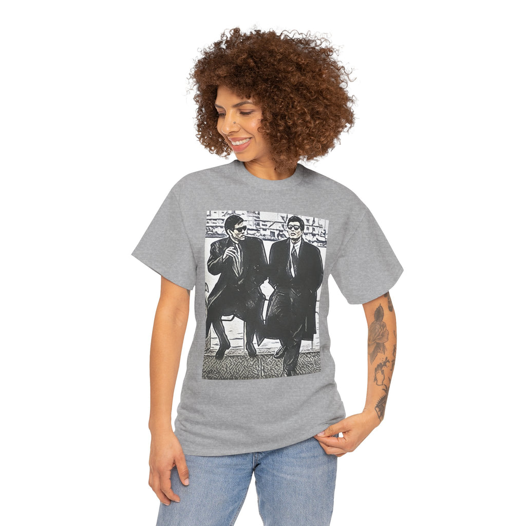 Abunai Deka Graphic Print Short Sleeve Crew Neck Unisex Heavy Cotton Tee Shirt