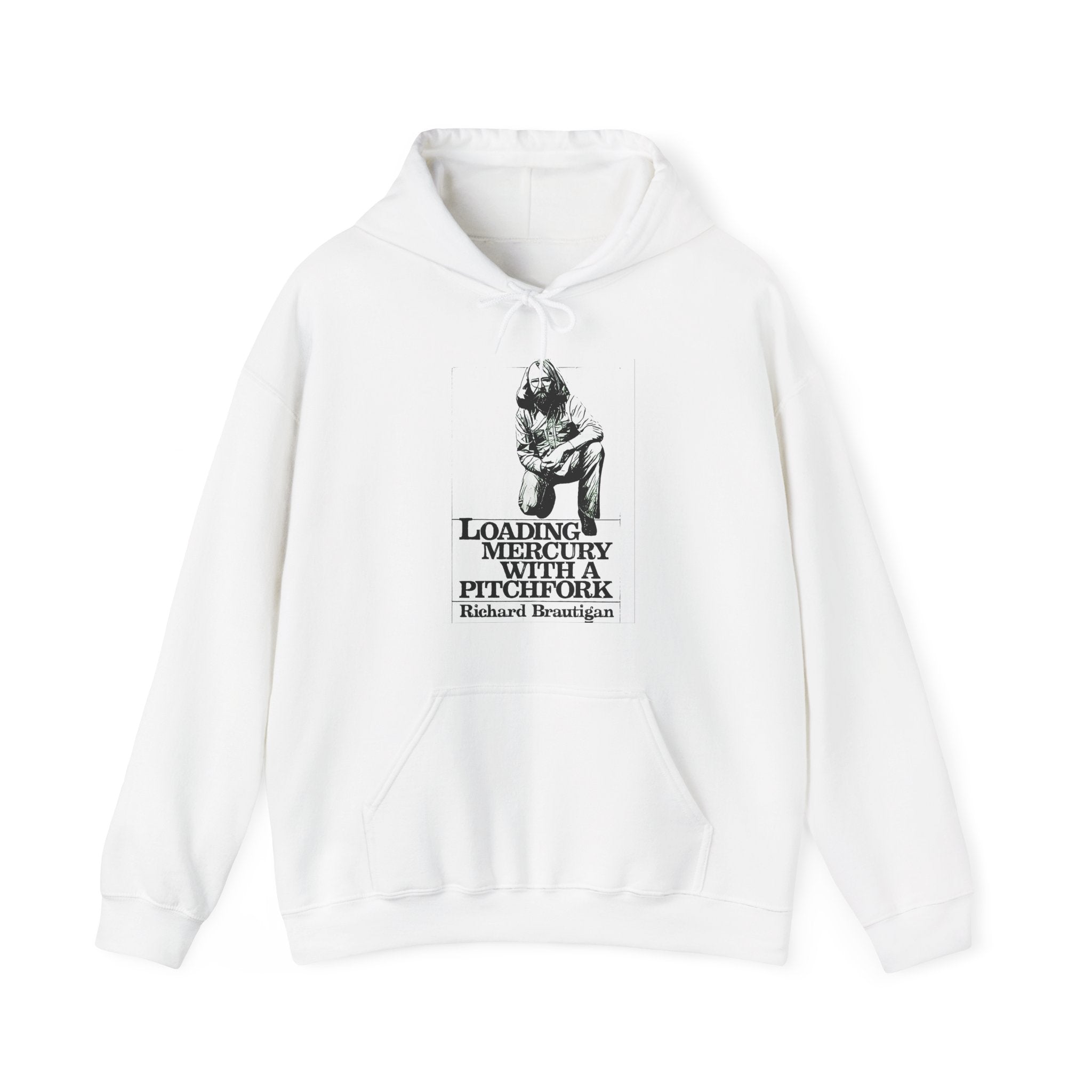 Loading Mercury With A Pitchfork Graphic LS Unisex Heavy Blend Hooded Sweatshirt