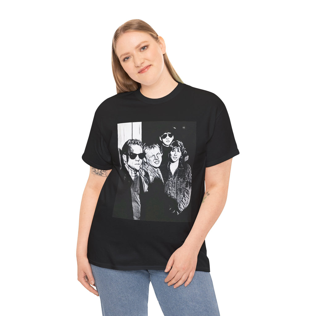 The Pixies Graphic Print Short Sleeve Crew Neck Unisex Heavy Cotton Tee Shirt