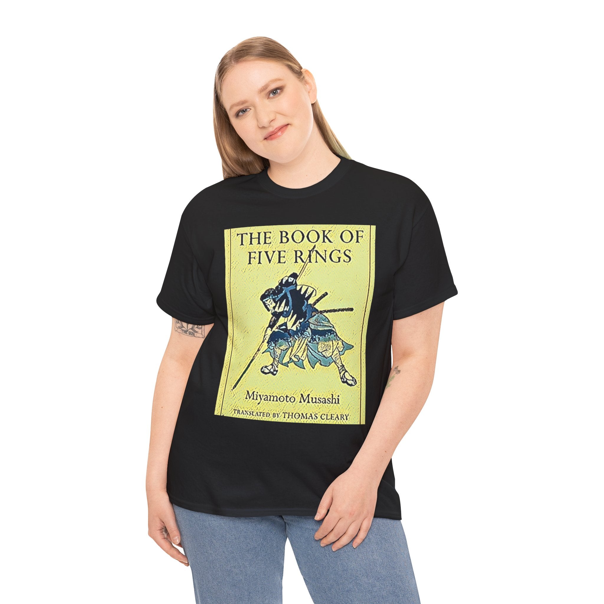 The Book Of Five Rings Graphic Print Short Sleeve Unisex Heavy Cotton Tee Shirt
