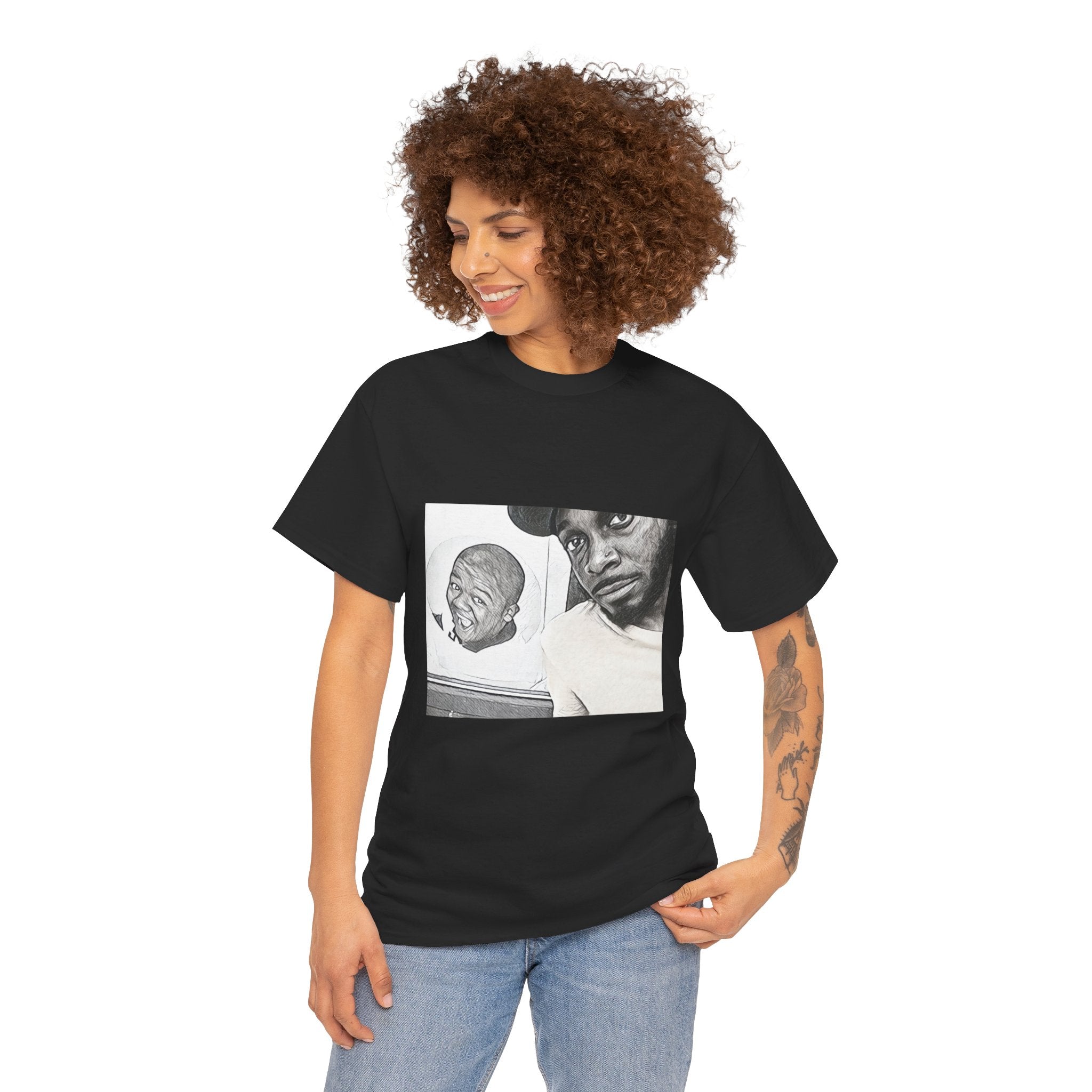 JPEGMafia Corey In The House Graphic Print Short Sleeve Unisex Heavy Cotton Tee