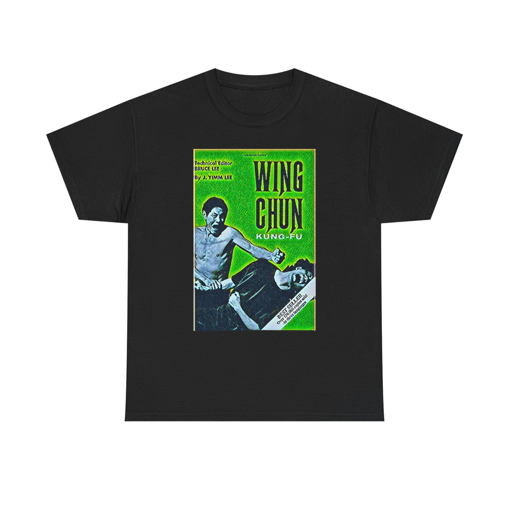 Wing Chun Kung-Fu Graphic Print Short Sleeve Crew Unisex Heavy Cotton Tee Shirt