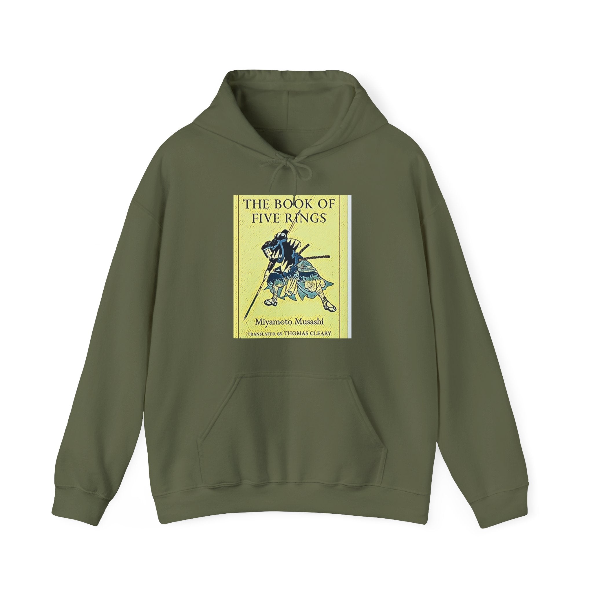The Book Of Five Rings Graphic Print LS Unisex Heavy Blend™ Hooded Sweatshirt