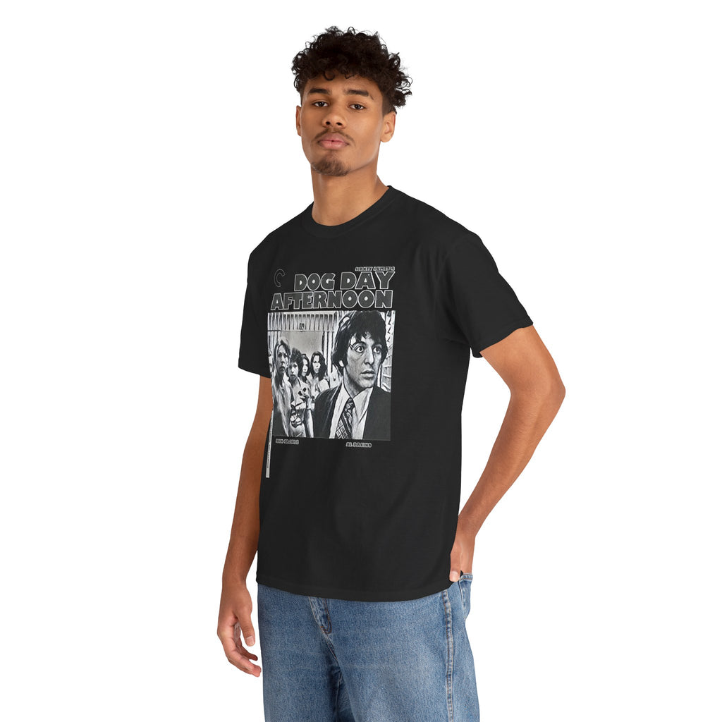 Dog Day Afternoon Graphic Print Al Pacino Black & White Unisex Heavy Cotton Tee