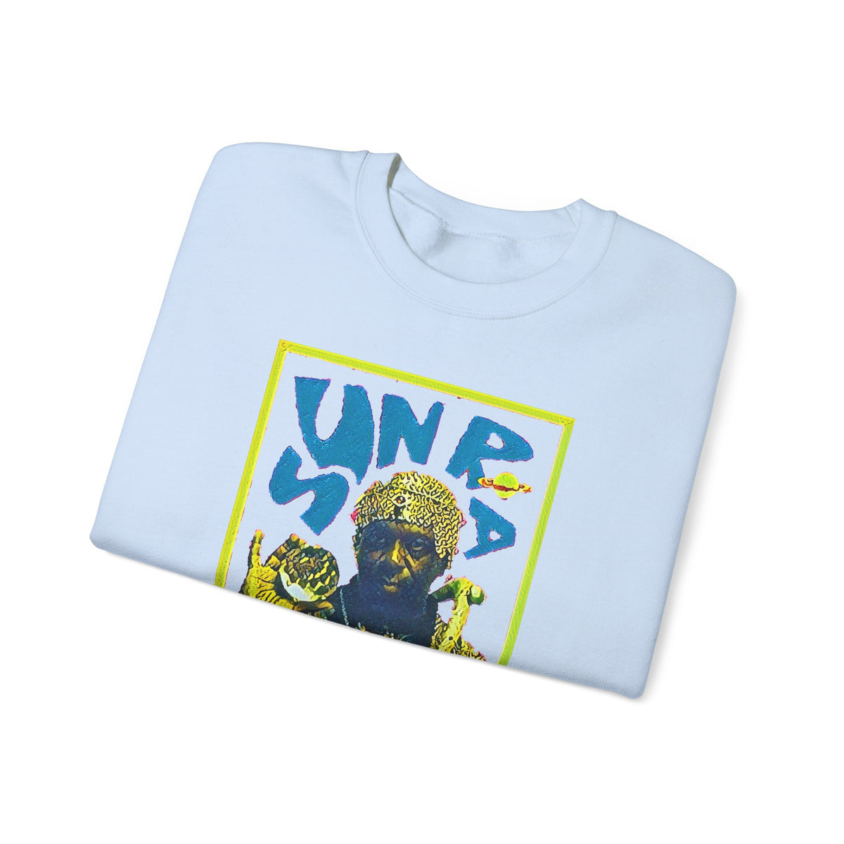 Sun Ra Space Is The Place Graphic Print Unisex Heavy Blend™ Crewneck Sweatshirt