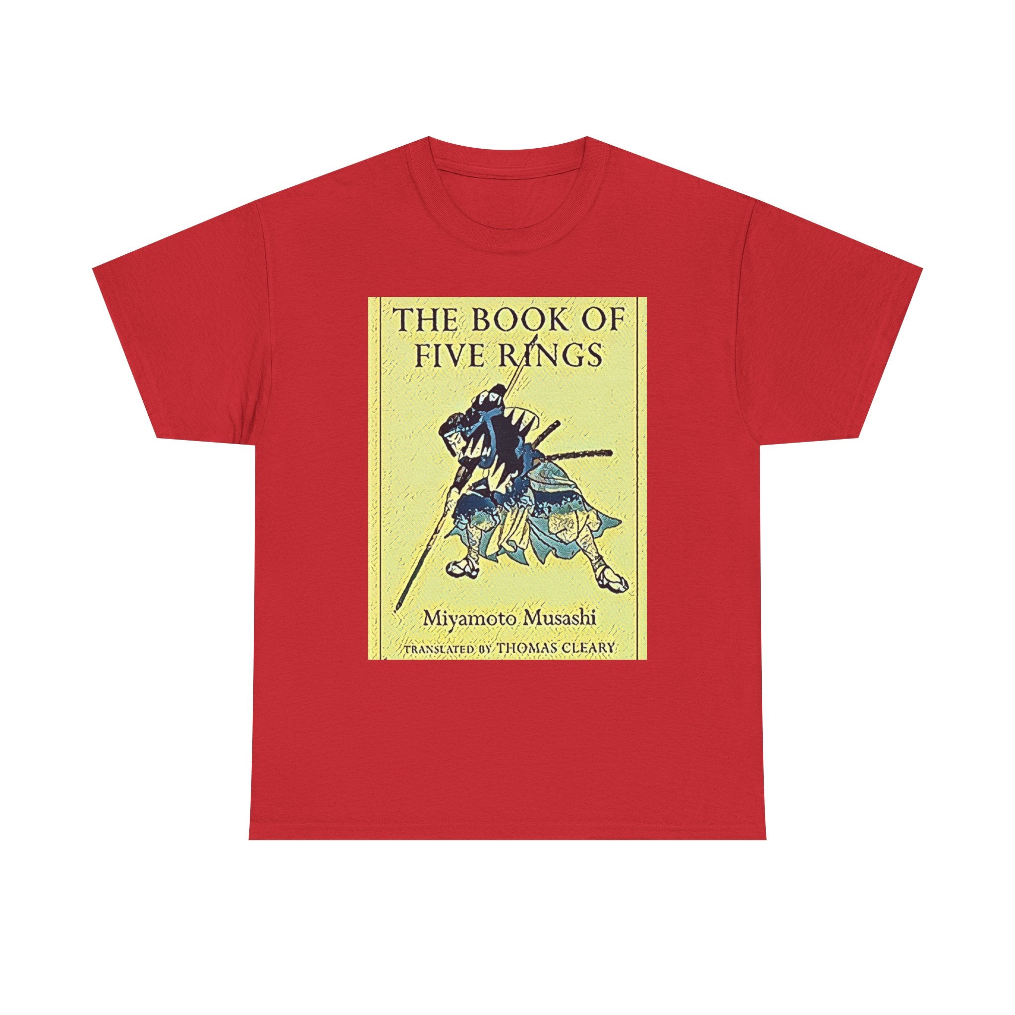 The Book Of Five Rings Graphic Print Short Sleeve Unisex Heavy Cotton Tee Shirt