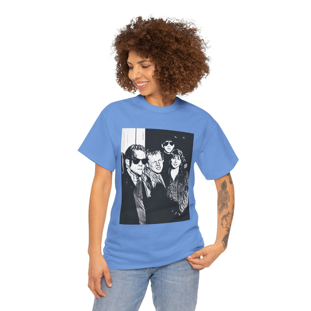 The Pixies Graphic Print Short Sleeve Crew Neck Unisex Heavy Cotton Tee Shirt