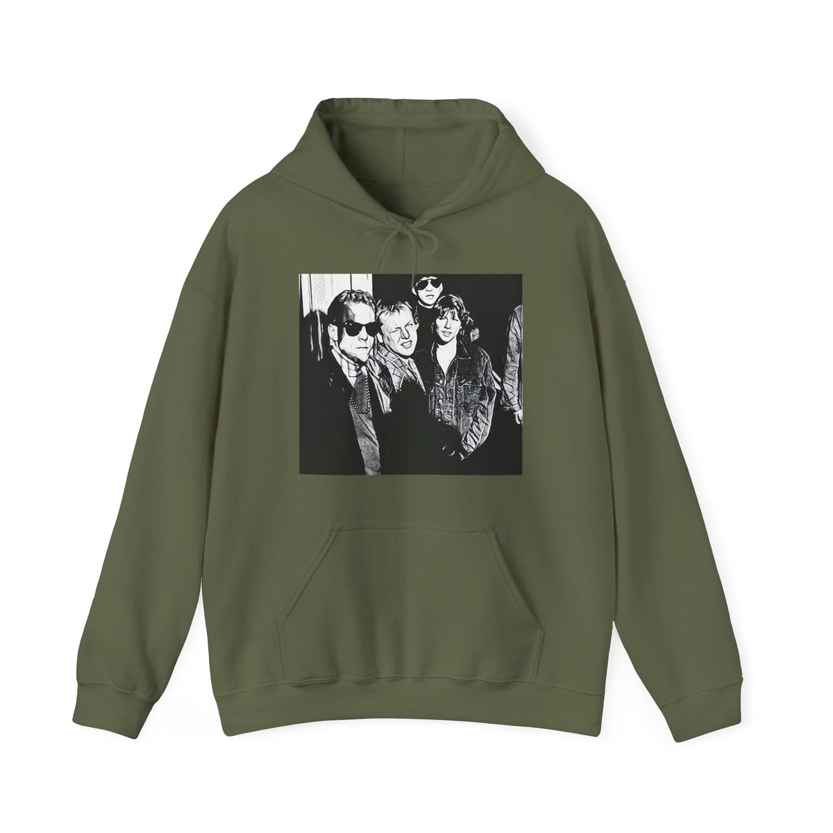 The Pixies Graphic Print Long Sleeve Unisex Heavy Blend™ Hooded Art Sweatshirt