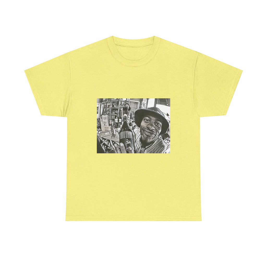 Pink Siifu Graphic Print Short Sleeve Crew Neck Unisex Heavy Cotton Tee Shirt