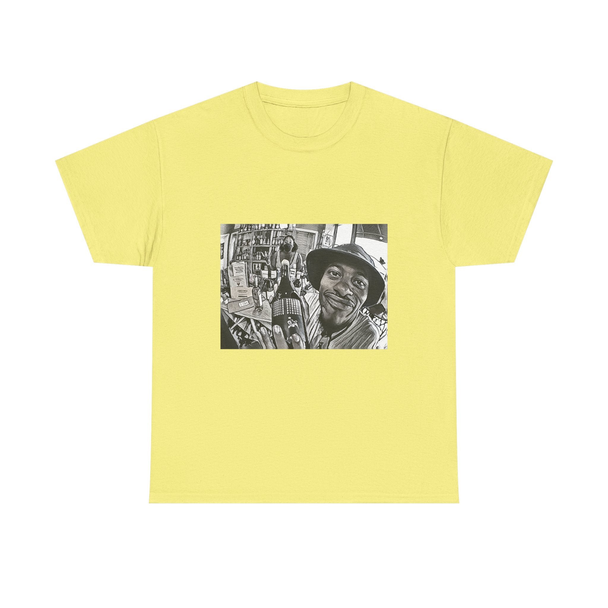 Pink Siifu Graphic Print Short Sleeve Crew Neck Unisex Heavy Cotton Tee Shirt