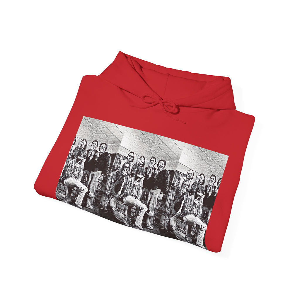 Doobie Brothers Graphic Print Long Sleeve Unisex Heavy Blend™ Hooded Sweatshirt