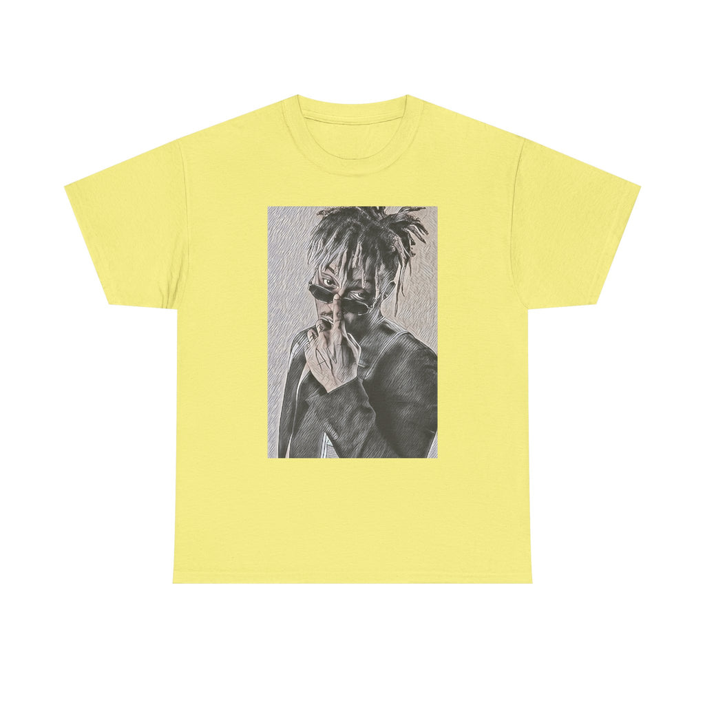 Juice WRLD Graphic Print Short Sleeve Crew Neck Unisex Heavy Cotton Tee Shirt