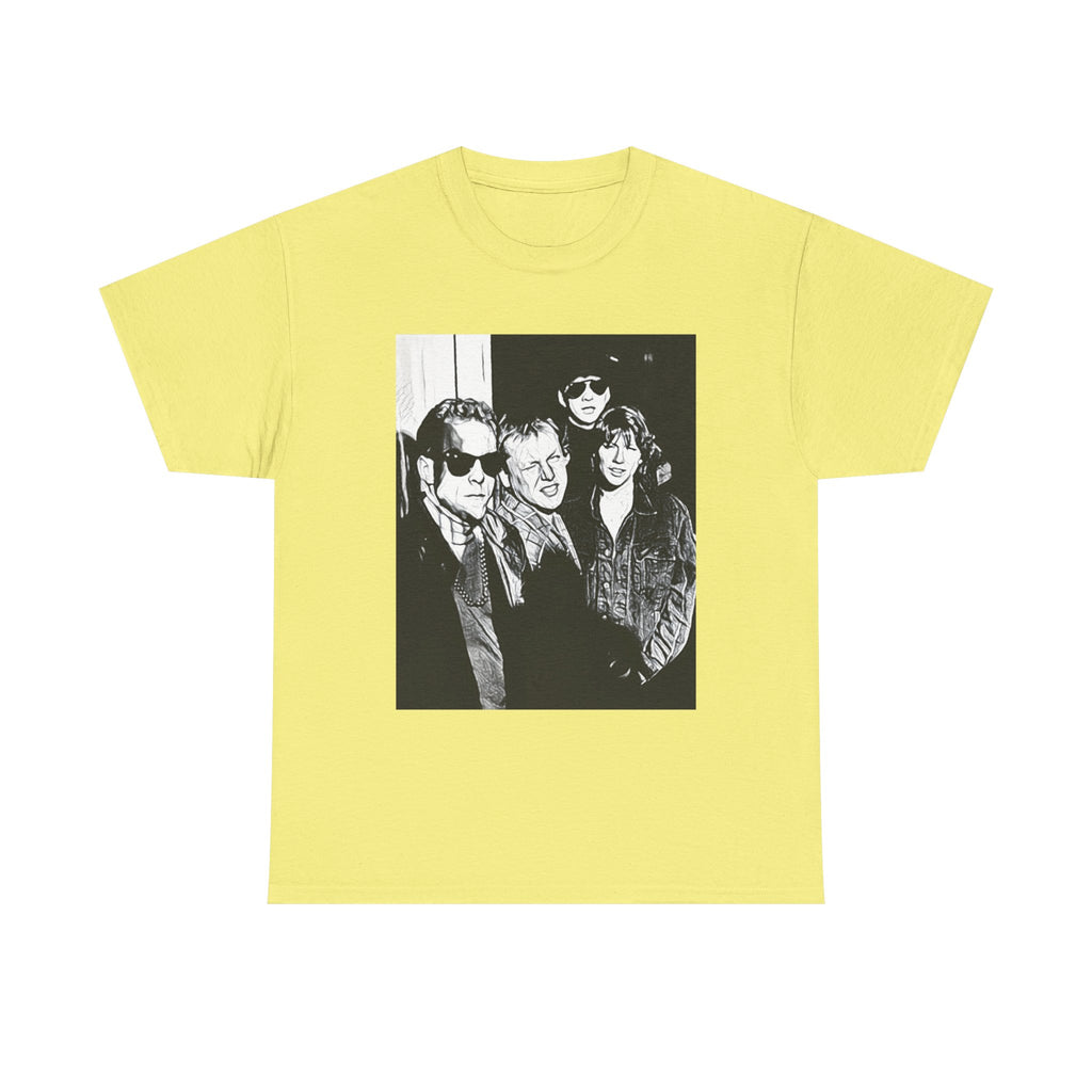 The Pixies Graphic Print Short Sleeve Crew Neck Unisex Heavy Cotton Tee Shirt