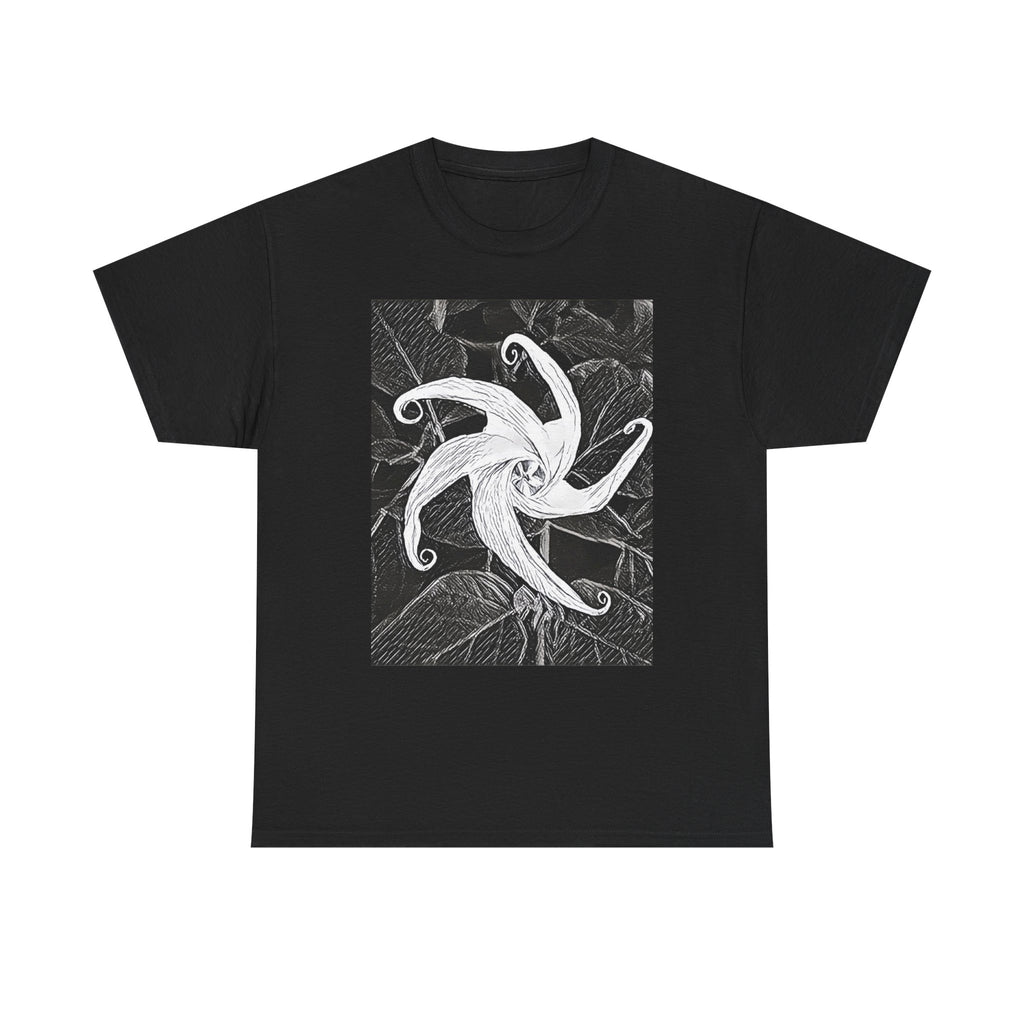 Jimsonweed Datura Stramonium Graphic Print Botany Unisex Heavy Cotton Tee Shirt