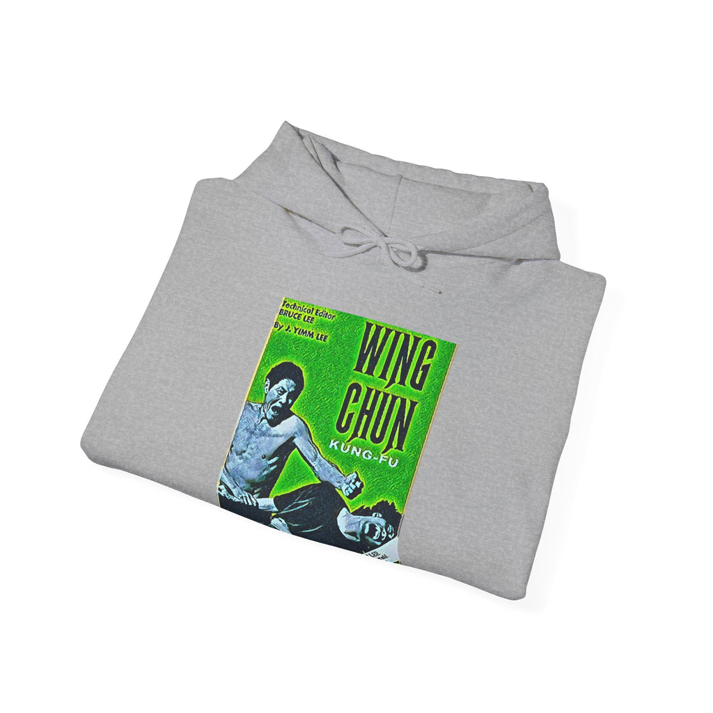 Wing Chun Kung-Fu Graphic Print Long Sleeve Unisex Heavy Blend Hooded Sweatshirt