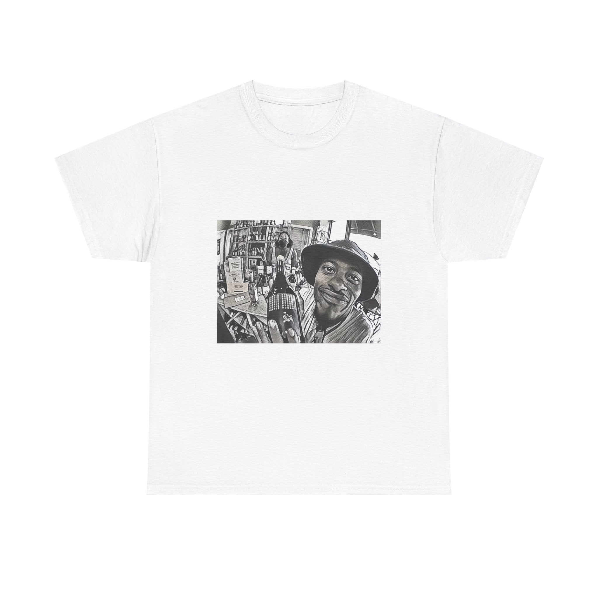 Pink Siifu Graphic Print Short Sleeve Crew Neck Unisex Heavy Cotton Tee Shirt