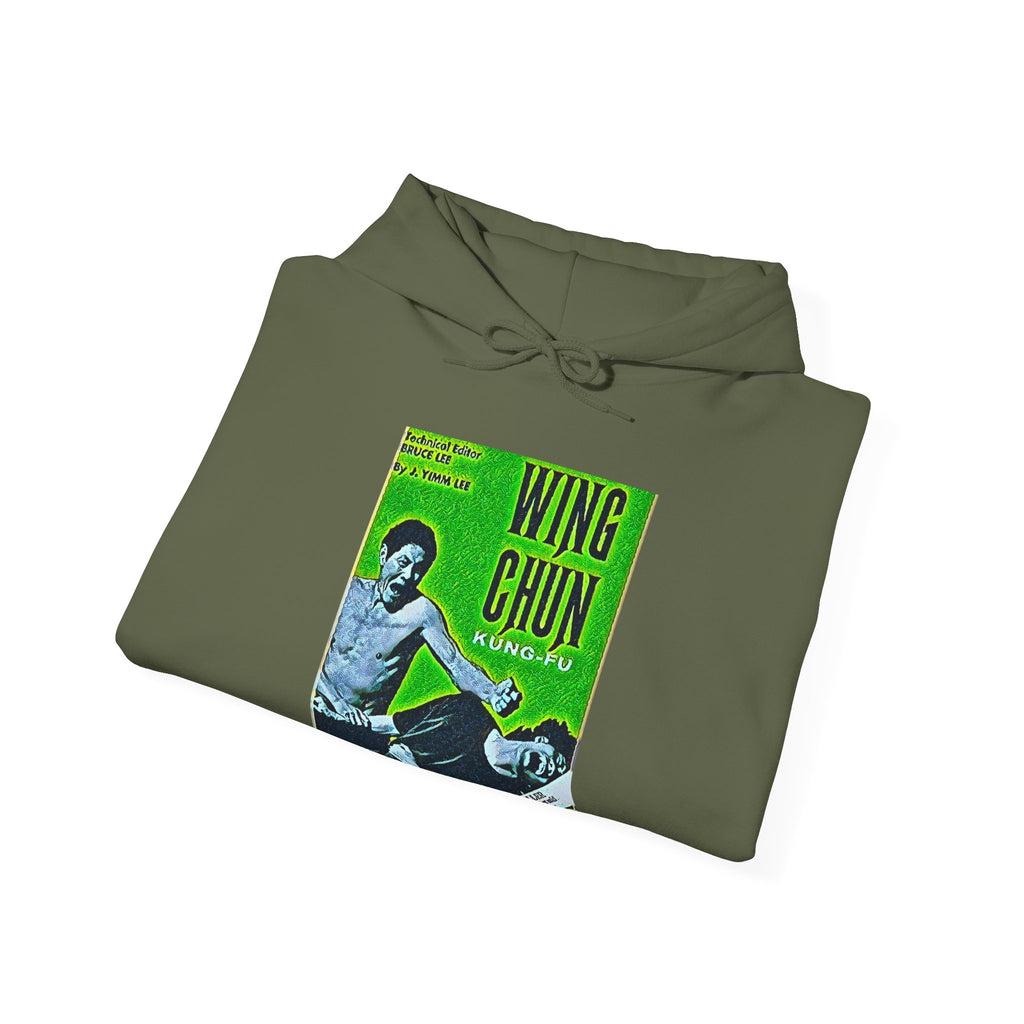 Wing Chun Kung-Fu Graphic Print Long Sleeve Unisex Heavy Blend Hooded Sweatshirt