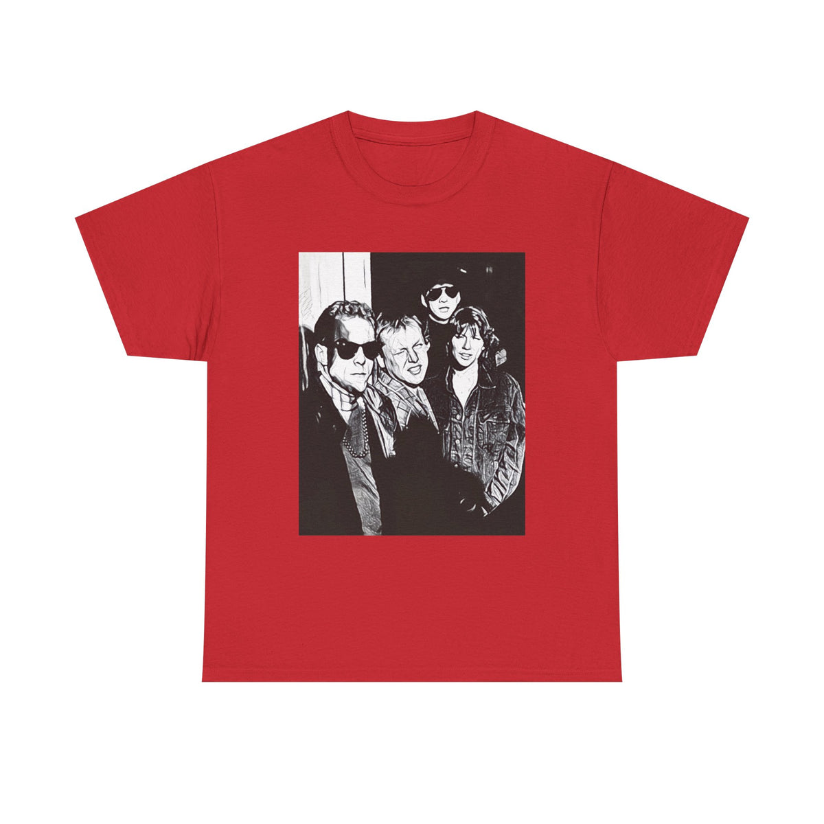 The Pixies Graphic Print Short Sleeve Crew Neck Unisex Heavy Cotton Tee Shirt
